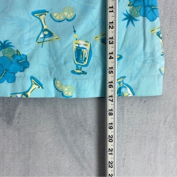 KT Golf Skort Size Zipper Sz 14 Cotton Pockets Pleats Summer Print Keneth Tool - Picture 11 of 13